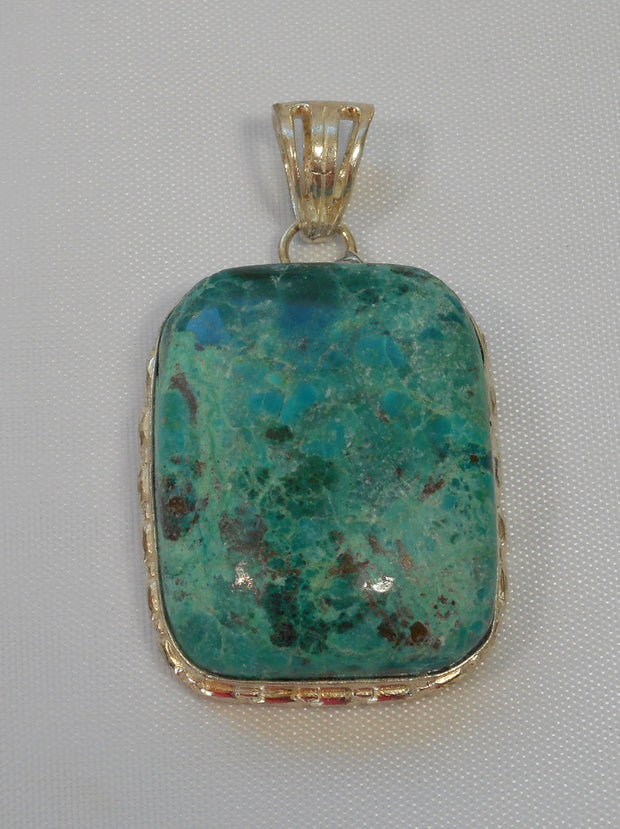 Chrysocolla Pendant 6