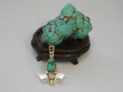 Tibetan Turquoise Pendant 6 with Citrine Quartz