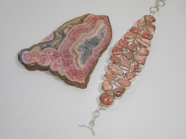 Rhodachrosite Bracelet 1