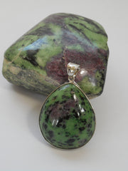 Ruby in Zoisite Pendant 7