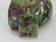 Ruby in Zoisite Pendant 6