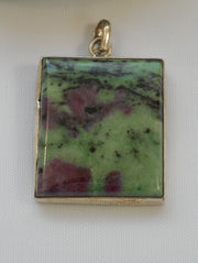 Ruby in Zoisite Pendant 6