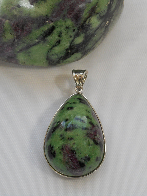 Ruby in Zoisite Pendant 9