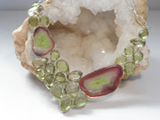 Green Amethyst Quartz Necklace 2