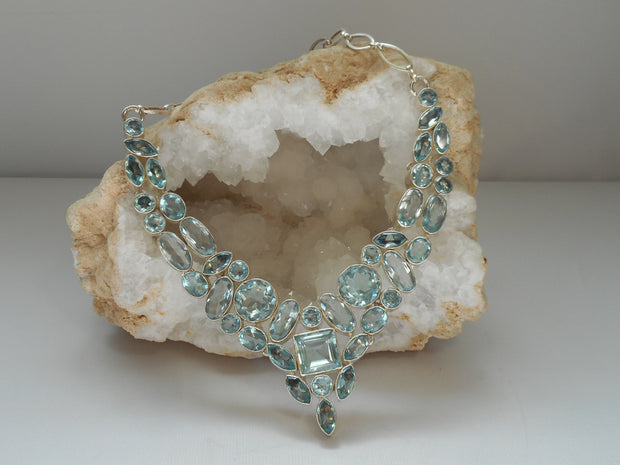 *Blue Topaz Necklace 2