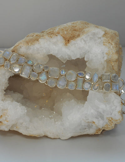 Moonstone Faceted Bracelet 2