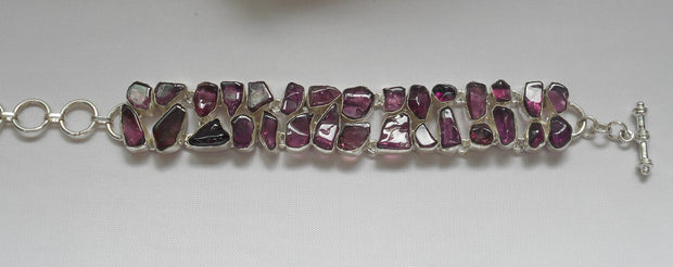 Free-form Mozambique Garnet Bracelet