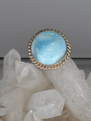 Round Larimar Ring 1