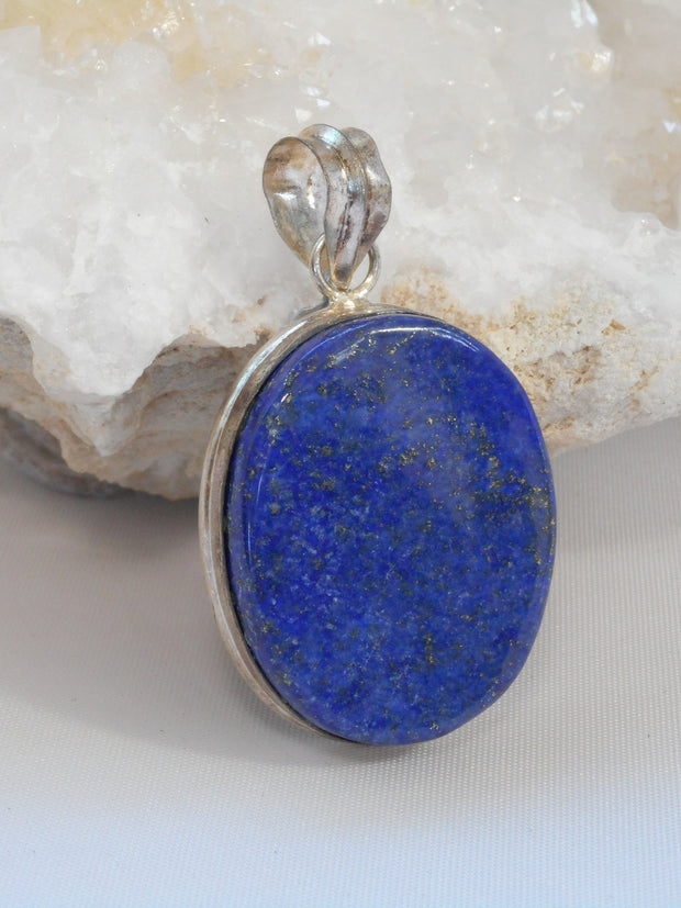 Lapis Oval Pendant 2