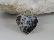 Dendritic Opal Heart Pendant 1