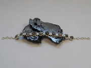 Sterling and Meteorite Bracelet 2