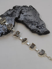 Sterling and Meteorite Bracelet 3