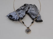 Sterling and Meteorite Necklace 5