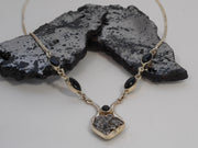Sterling and Meteorite Necklace 5