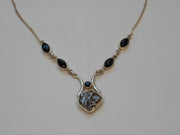 Sterling and Meteorite Necklace 5