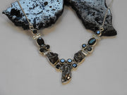 Sterling and Meteorite Necklace 1