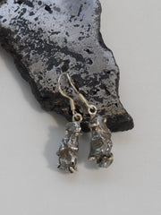 Sterling and Meteorite Earring Set 3