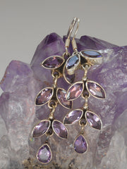 Amethyst Quartz Earring Set 1