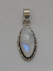 Moonstone Scrollwork Pendant 1