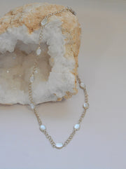 Mother of Pearl & Sterling Necklace