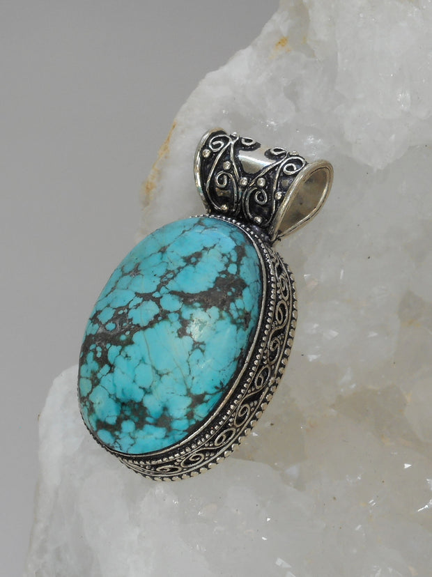 Artisan Turquoise Pendant 3