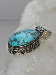 Artisan Turquoise Pendant 3