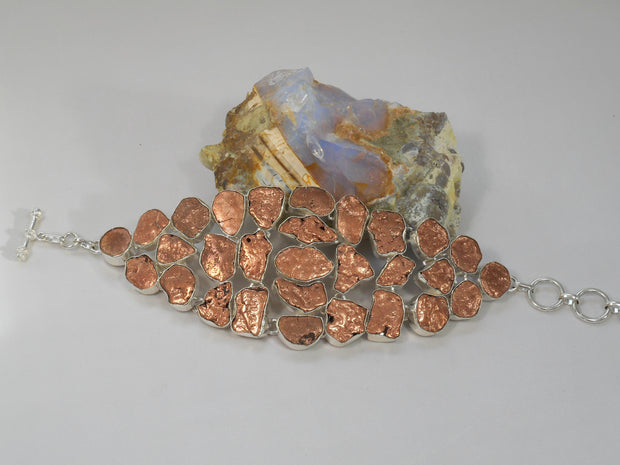 Copper Nugget Bracelet 1