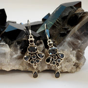 Black Onyx and Sterling Earring Set 3