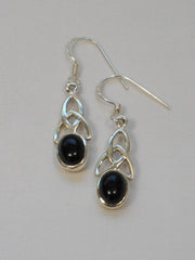Black Onyx and Sterling Earring Set 1