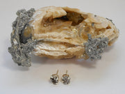 Sterling and Meteorite Earring Post Set 1 (Petite)