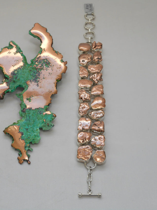 Copper Nugget Bracelet 3