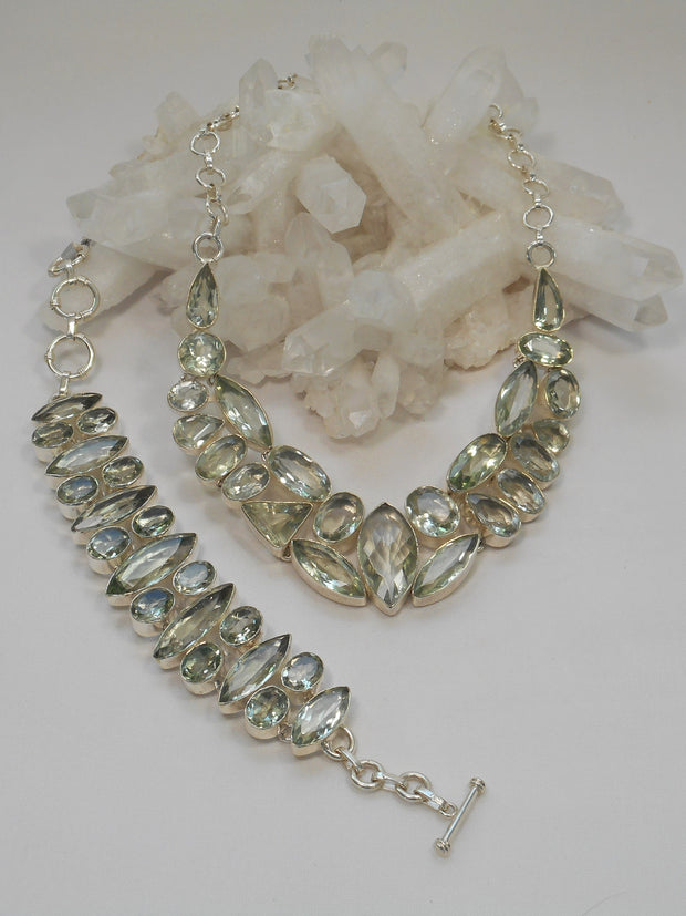 Green Amethyst Quartz Bracelet 2