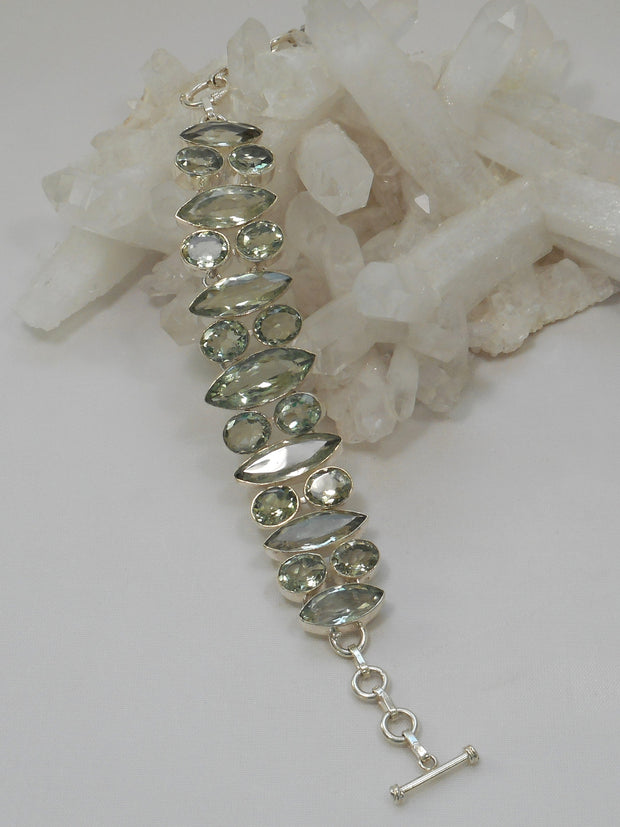 Green Amethyst Quartz Bracelet 2