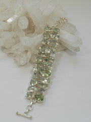 Green Amethyst Quartz Bracelet 3