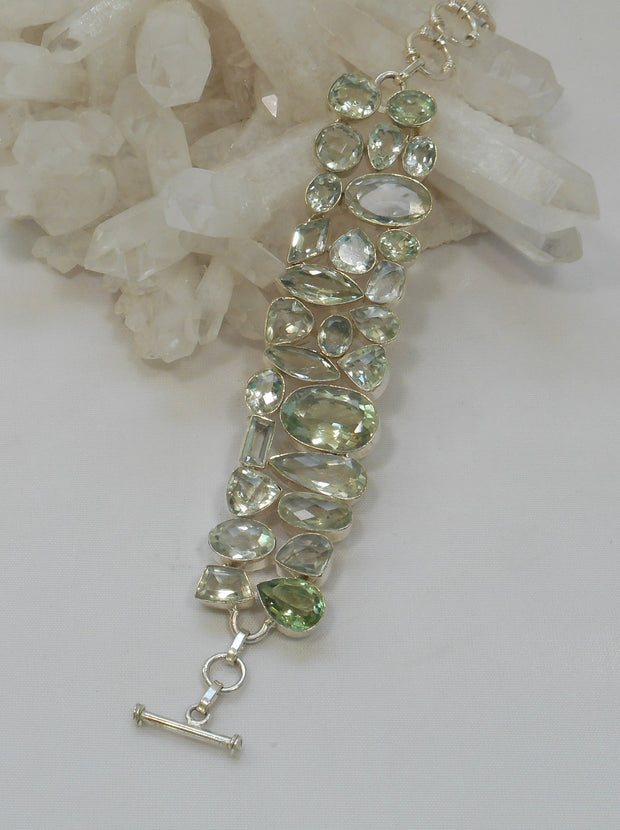 Green Amethyst Quartz Bracelet 3