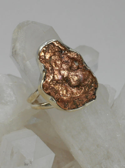 Copper Nugget Ring 1