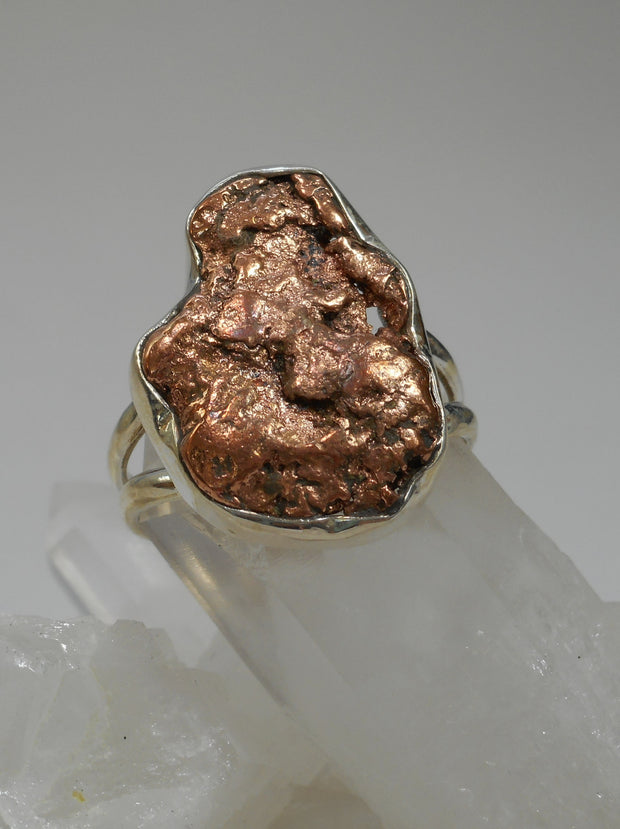 Copper Nugget Ring 1