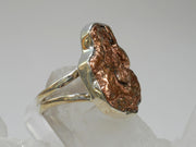 Copper Nugget Ring 1