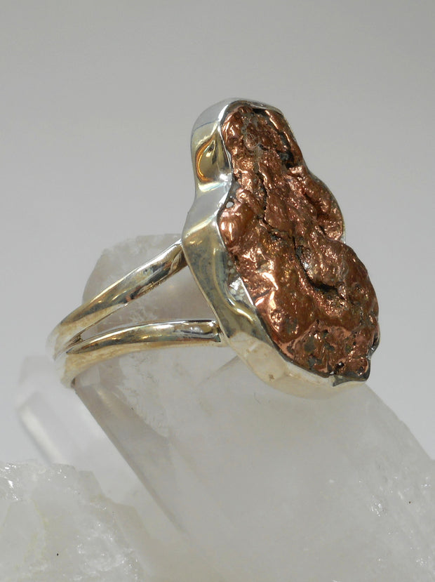 Copper Nugget Ring 1