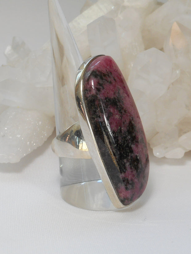 Rhodonite and Sterling Ring 1