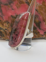 Rhodonite and Sterling Ring 1