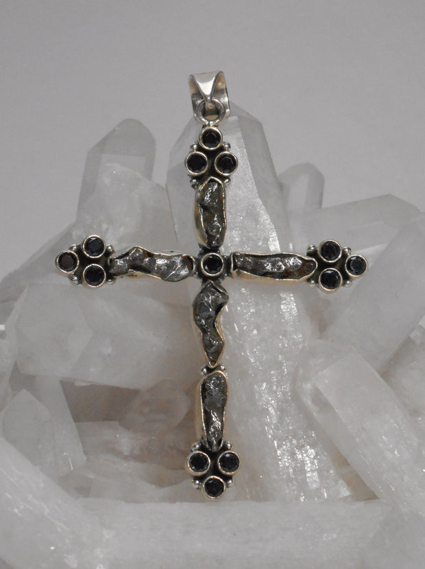 Meteorite and Sterling Cross 2