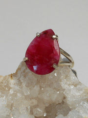 Ruby and Sterling Ring 1