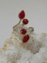 Ruby and Sterling Ring 3