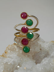 Ruby and Emerald Ring 3