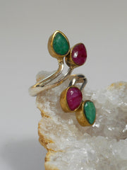 Ruby and Emerald Ring 2