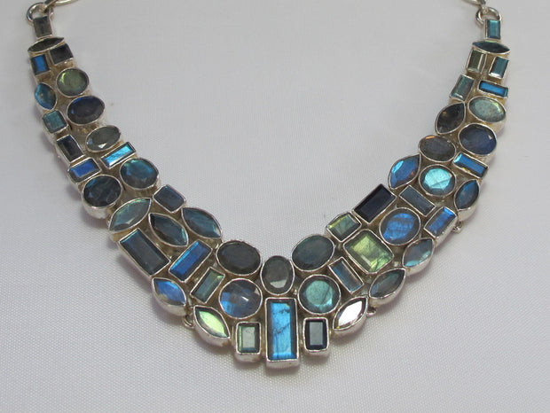 Faceted Labradorite Necklace