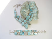 Large Larimar Necklace 4