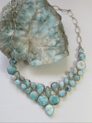 Large Larimar Necklace 3