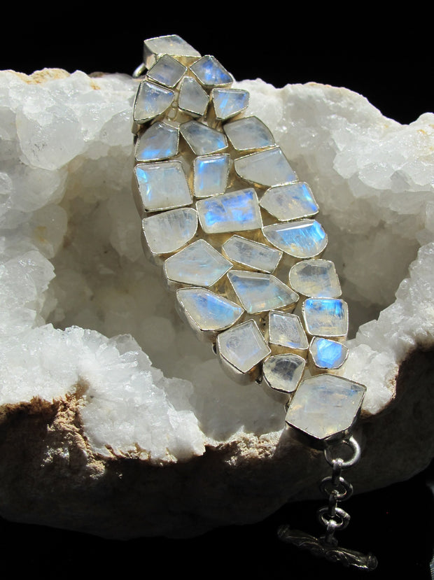 Moonstone Faceted Bracelet 1